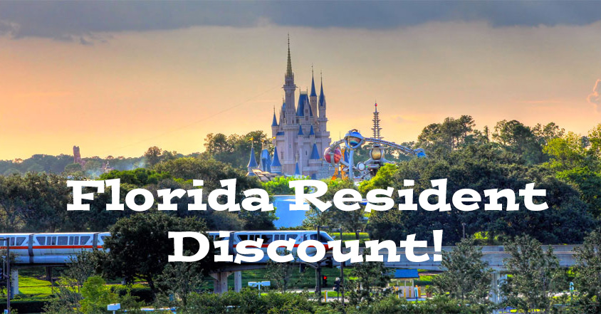 2019 January – April Florida Resident Discount