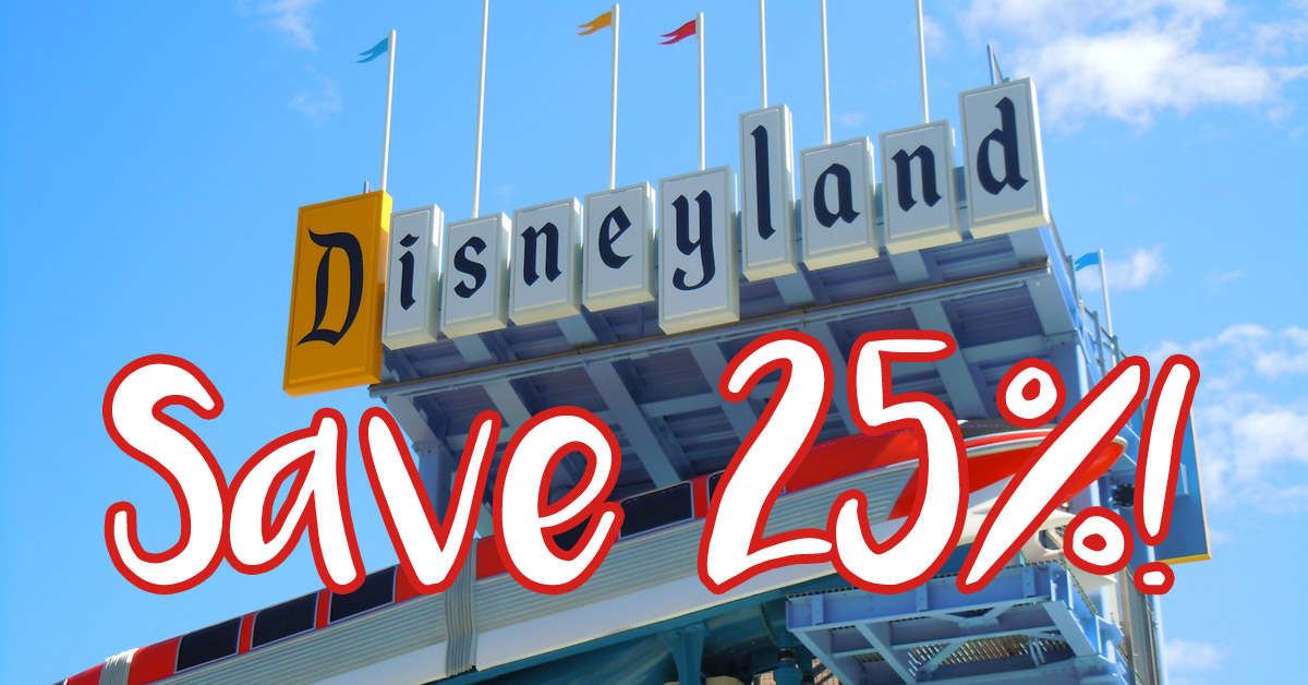 Disneyland 2022 Discount: January – April