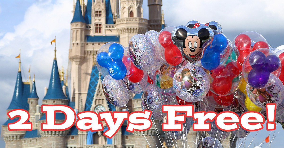 Disney World 2 Days Free